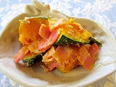 レンジで出来る！南瓜のベーコン煮